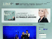 Tablet Screenshot of linaboudreau.com
